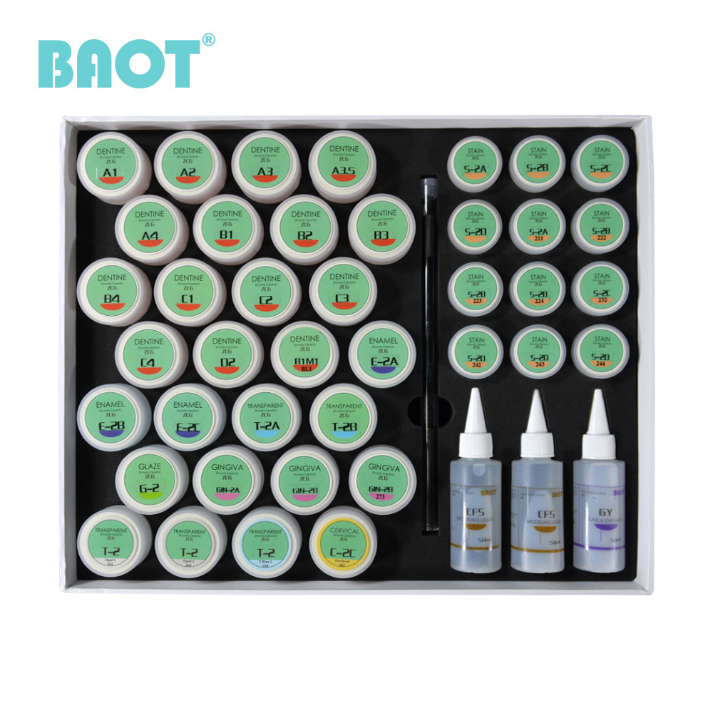 Dental Lab Material Zirconia Ceramic Powder Master Kit