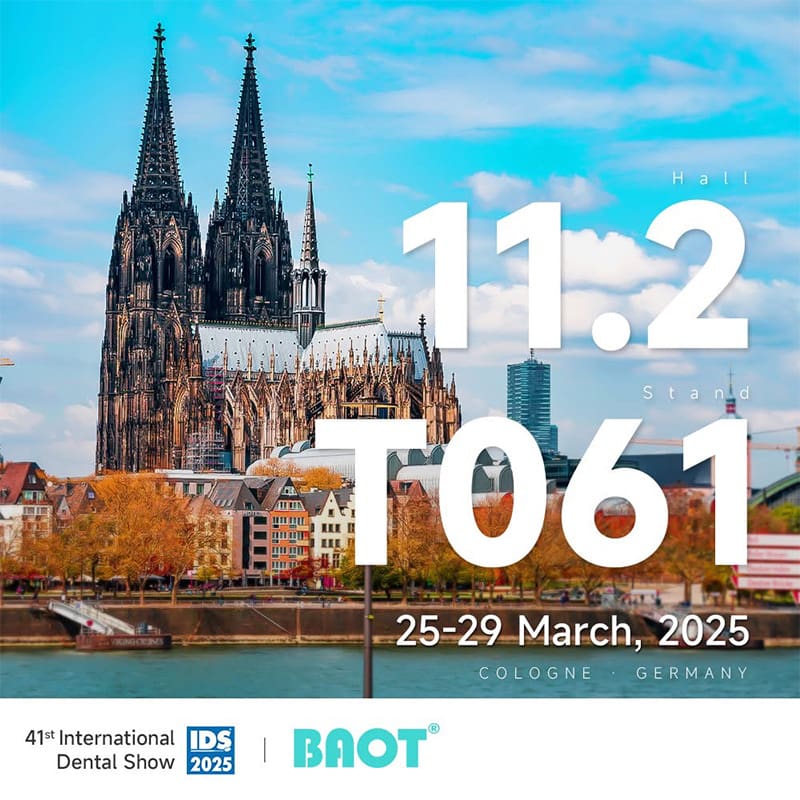 IDS 2025 Cologne exhibition BAOT zirconia blocks and dental ceramics solutions