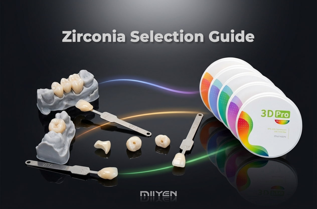 MIIYEN CAD CAM Multilayer Zirconia Block
